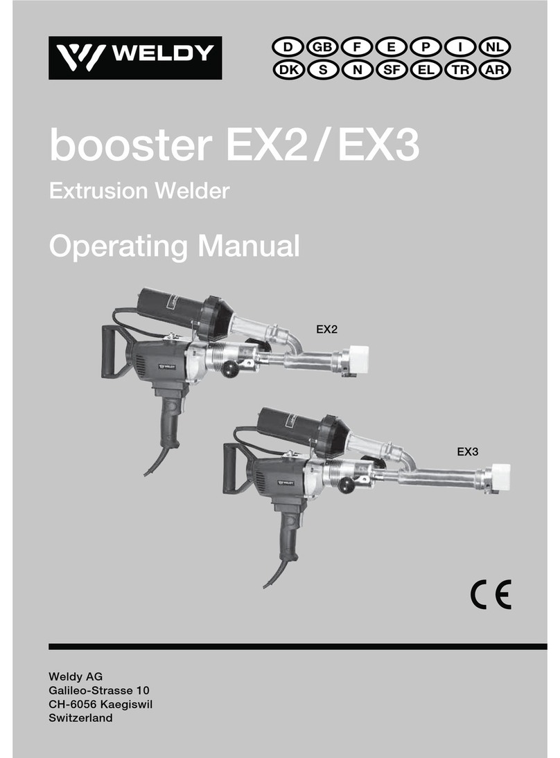 WELDY booster EX2 operating manual