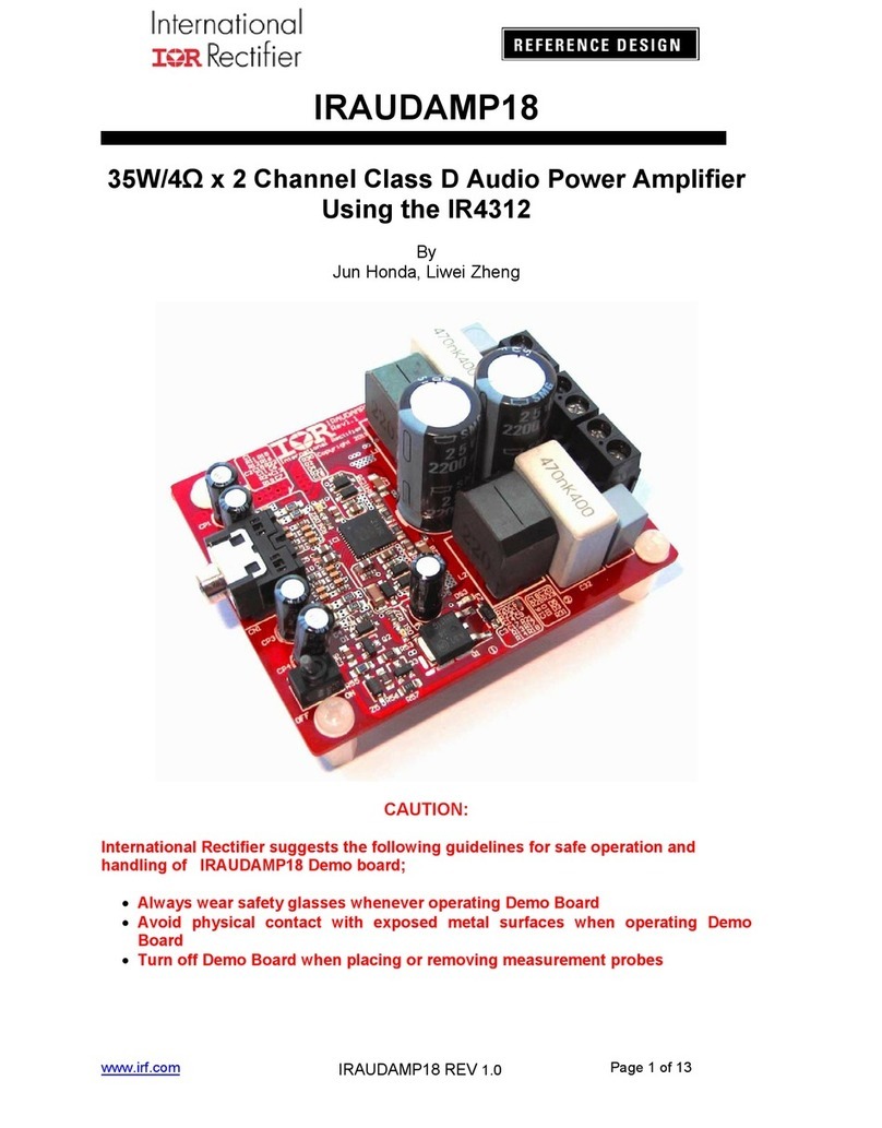 International Rectifier IRAUDAMP18 Guide