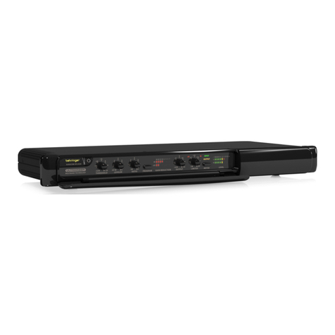 Behringer MULTIBAND DYNAMICS SPL3220 User manual