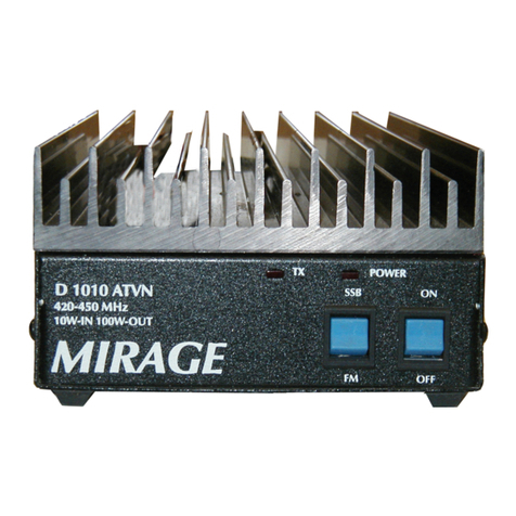 Mirage D-1010-ATVN User manual