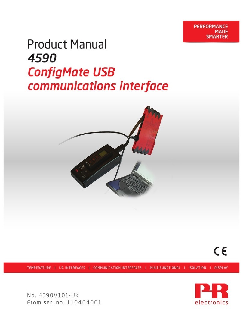 PR electronics 4590 product manual