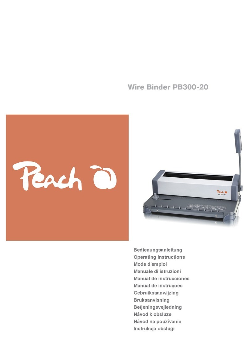 Peach PB300-20 operating instructions