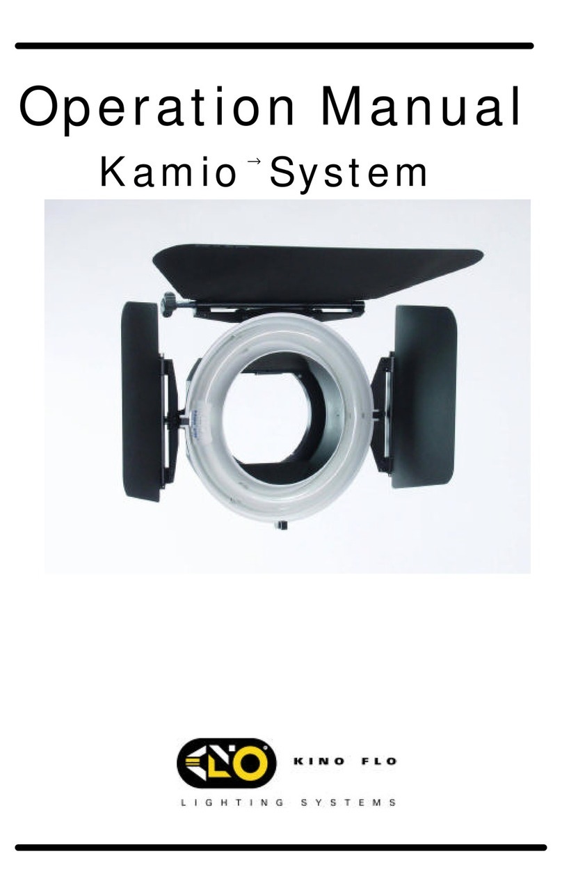 Kino Flo Kamio Kit Operation manual