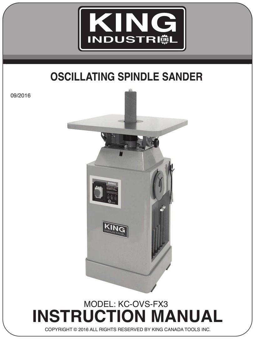 King Industrial KC-OVS-FX3 instruction manual