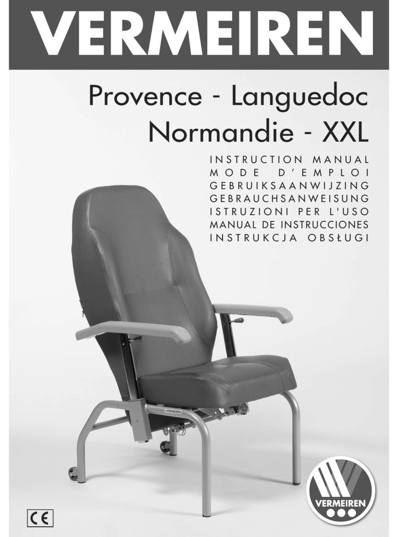 Vermeiren Provence instruction manual Vermeiren Provence instruction manual