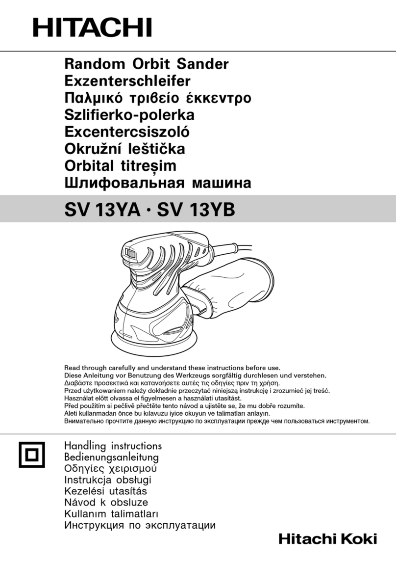Hitachi SV 13YA Handling instructions