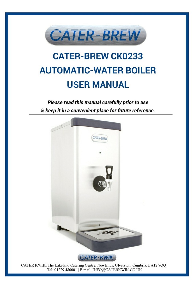 CATER-BREW CK0233 user manual