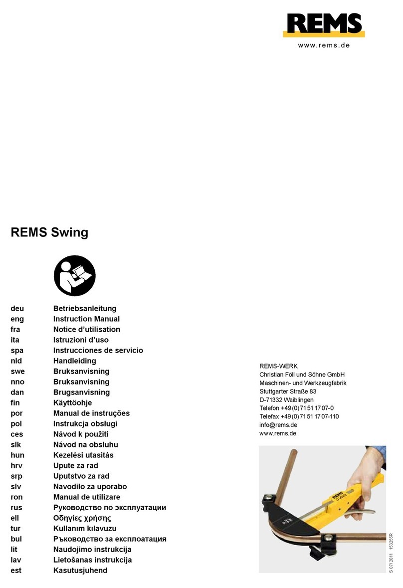 REMS 153155 instruction manual