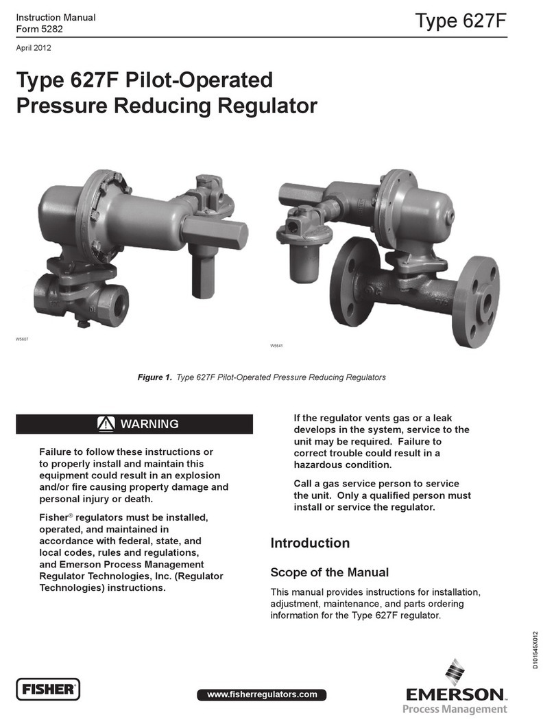 Fisher 627F User manual