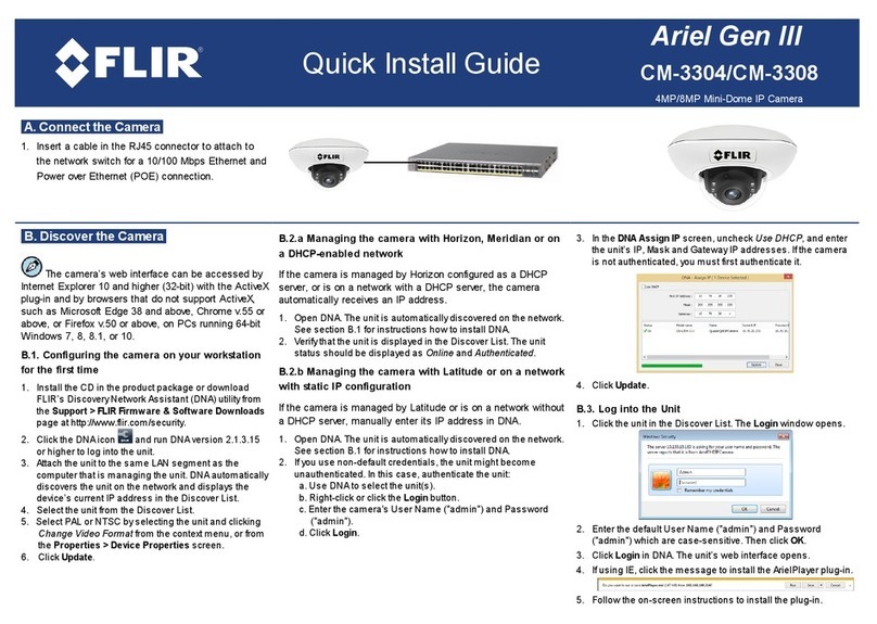 FLIR CM-3304 User manual