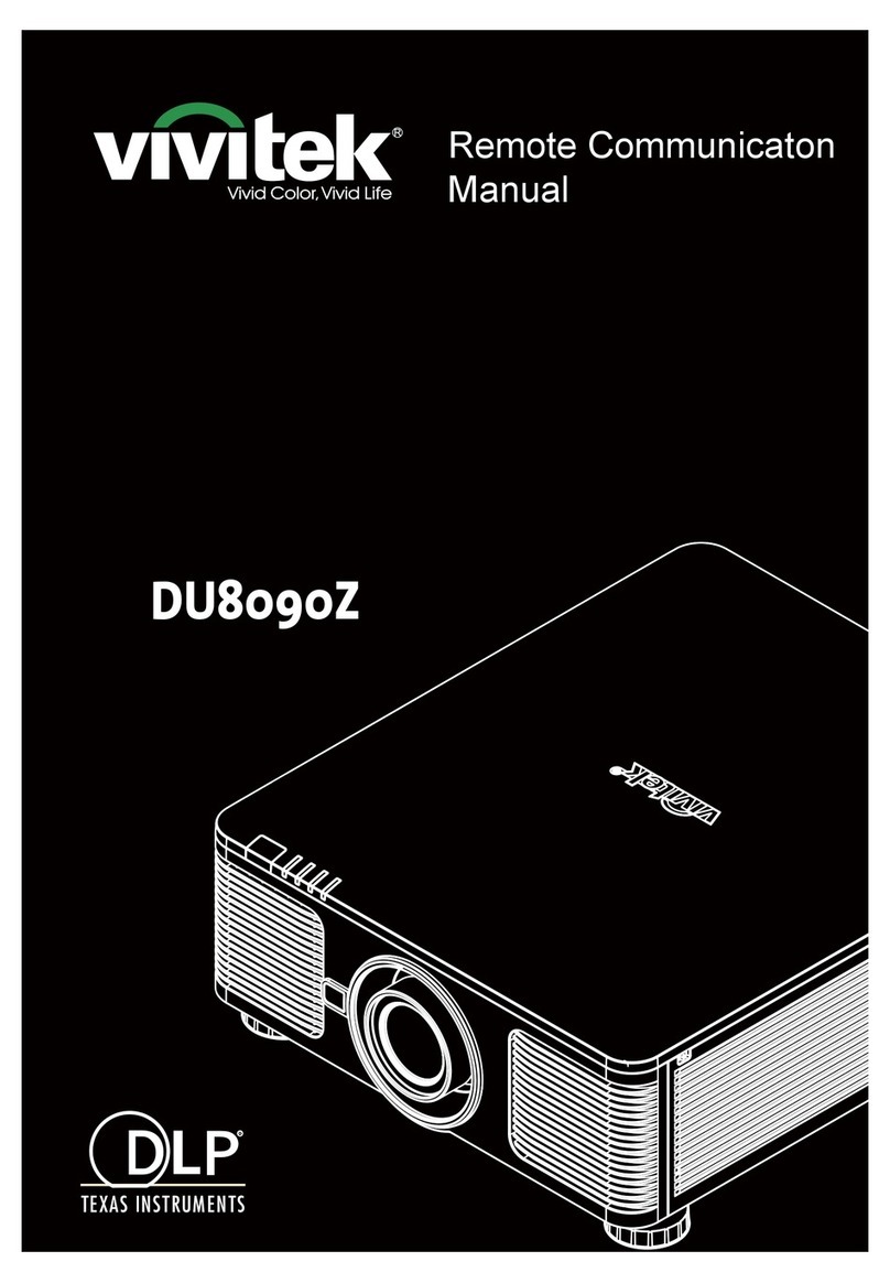 Vivitek DU8090Z Communications manual