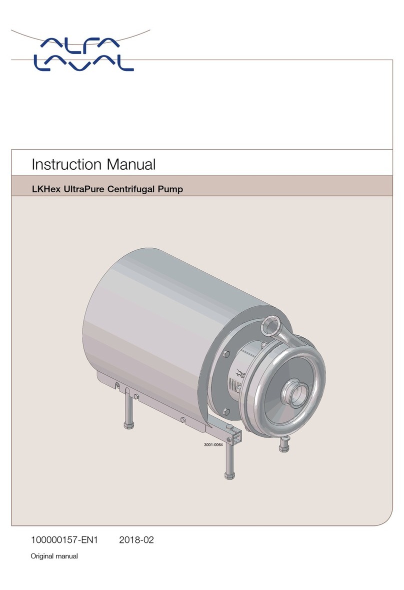 Alfalaval LKHex UltraPure 10 instruction manual