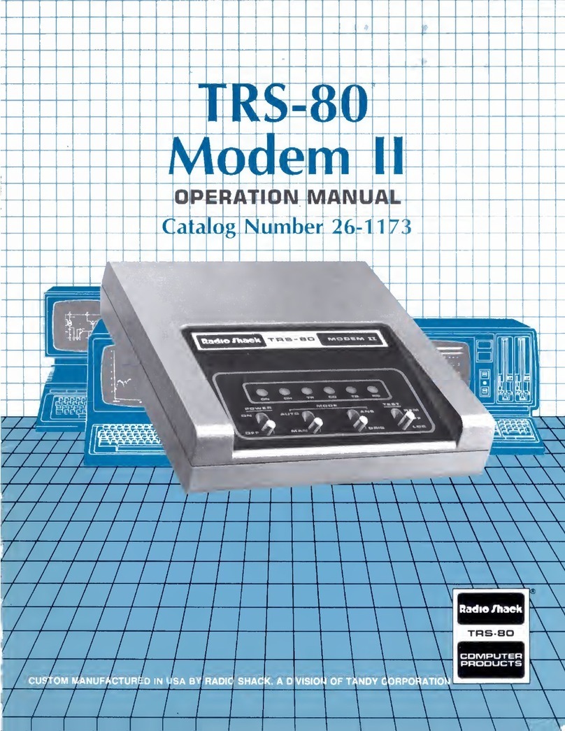 Radio Shack TRS-80 Operation manuals