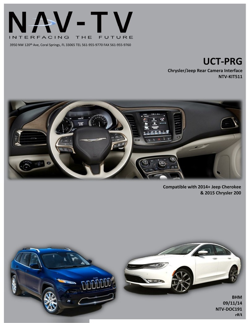 Nav TV UCT-PRG manual