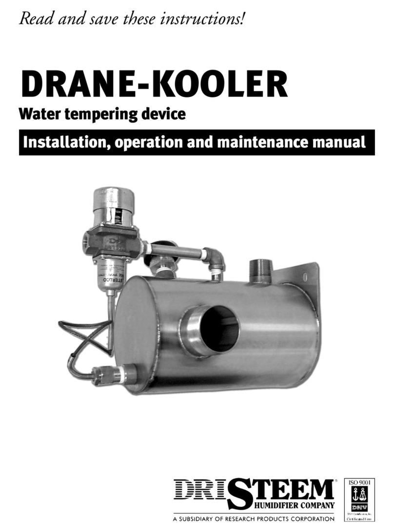 DriSteem DK-12 Installation, operation and maintenance manual
