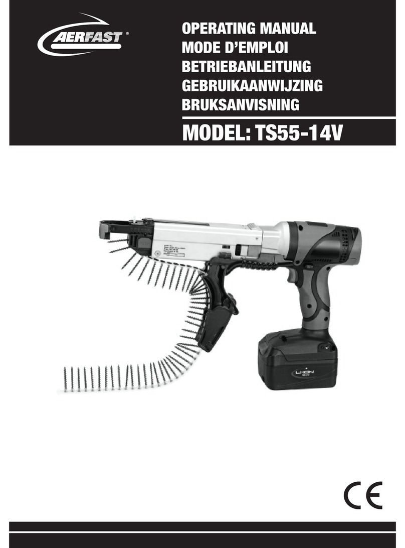 Aerfast TS55-14V Operator's manual