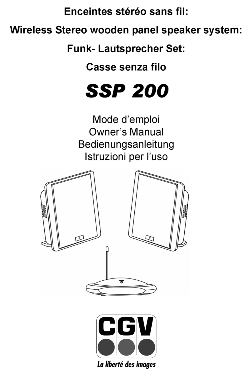 CGV SSP 200 owner's manual