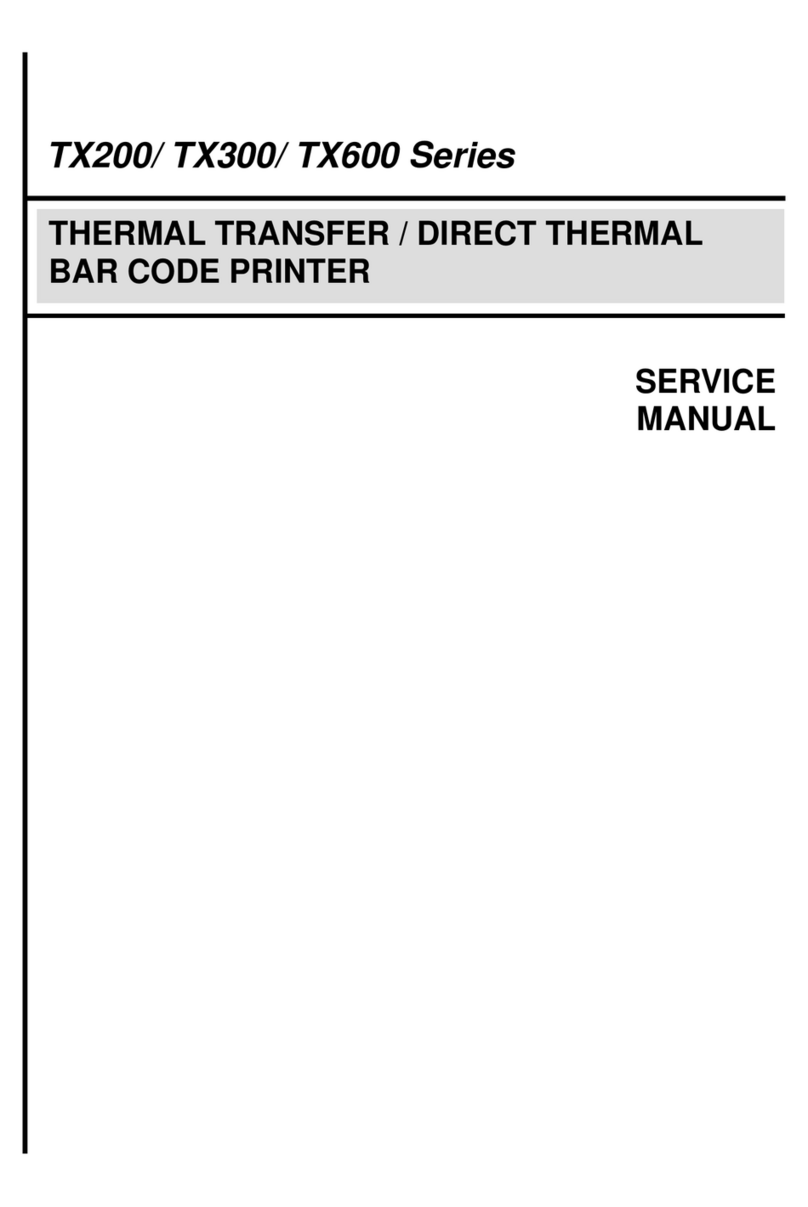 TSC TX200 Series Service manual