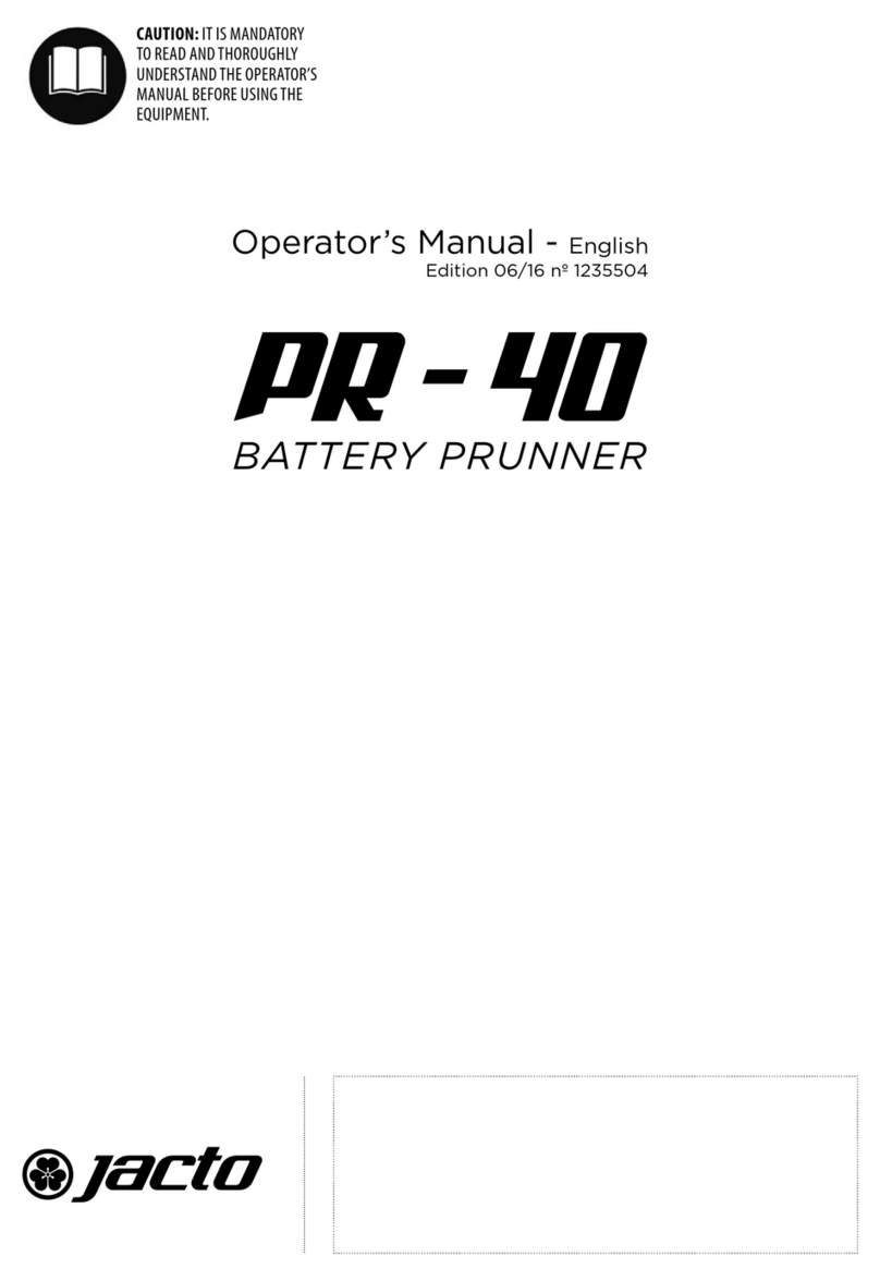 Jacto PR-40 Operator's manual
