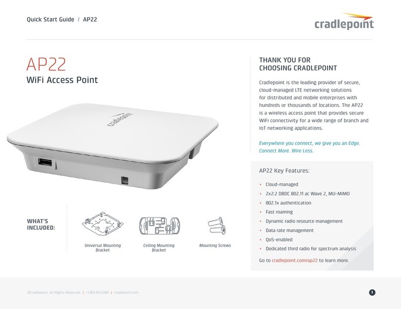 Cradlepoint AP22 quick start guide