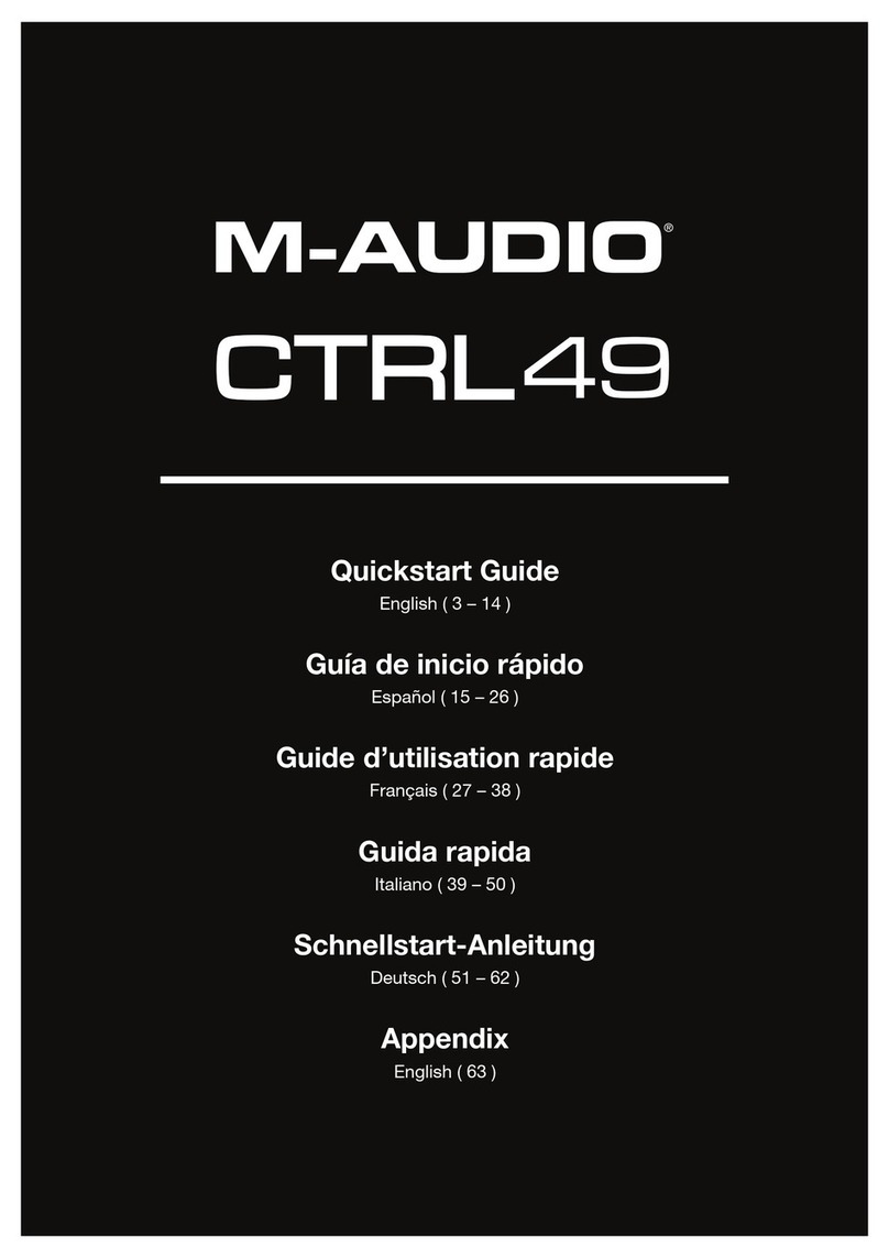 M-Audio CTRL49 quick start guide