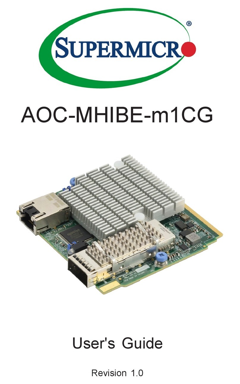 Supermicro AOC-MHIBE-m1CG User manual