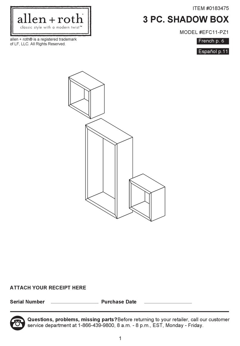 Allen + Roth EFC11-PZ1 User manual Allen + Roth EFC11-PZ1 User manual