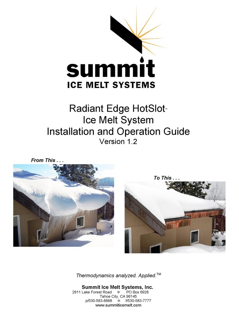 Summit Radiant Edge HotSlot Installation and operation guide