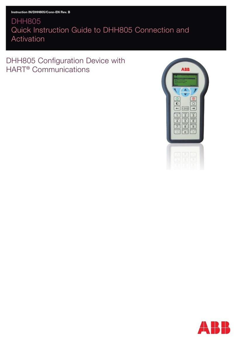 ABB DHH805 Mounting instructions