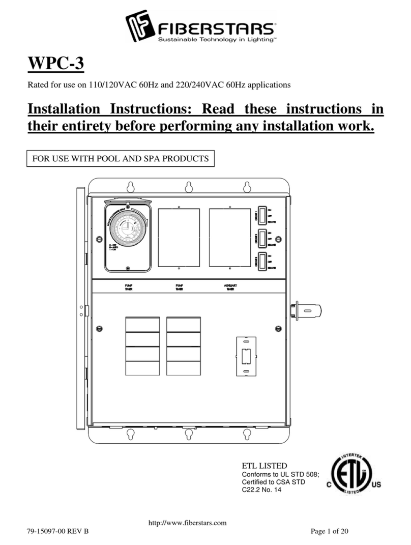 Fiberstars WPC-3 installation instructions
