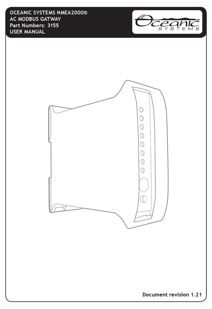 Oceanic Systems NMEA2000 3155 user manual