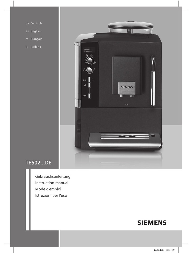 Siemens TE502...DE series User manual
