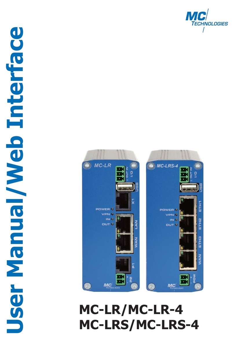 MC Technologies MC-LR user manual