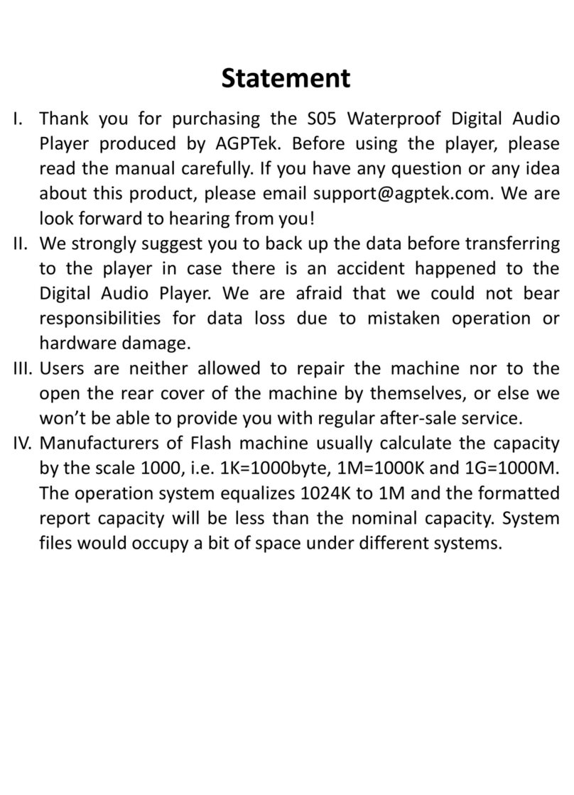 AGPtek S05 User manual