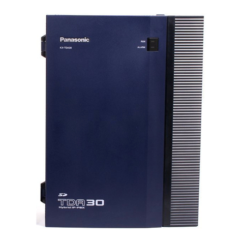 Panasonic KX-TDA30 installation manual