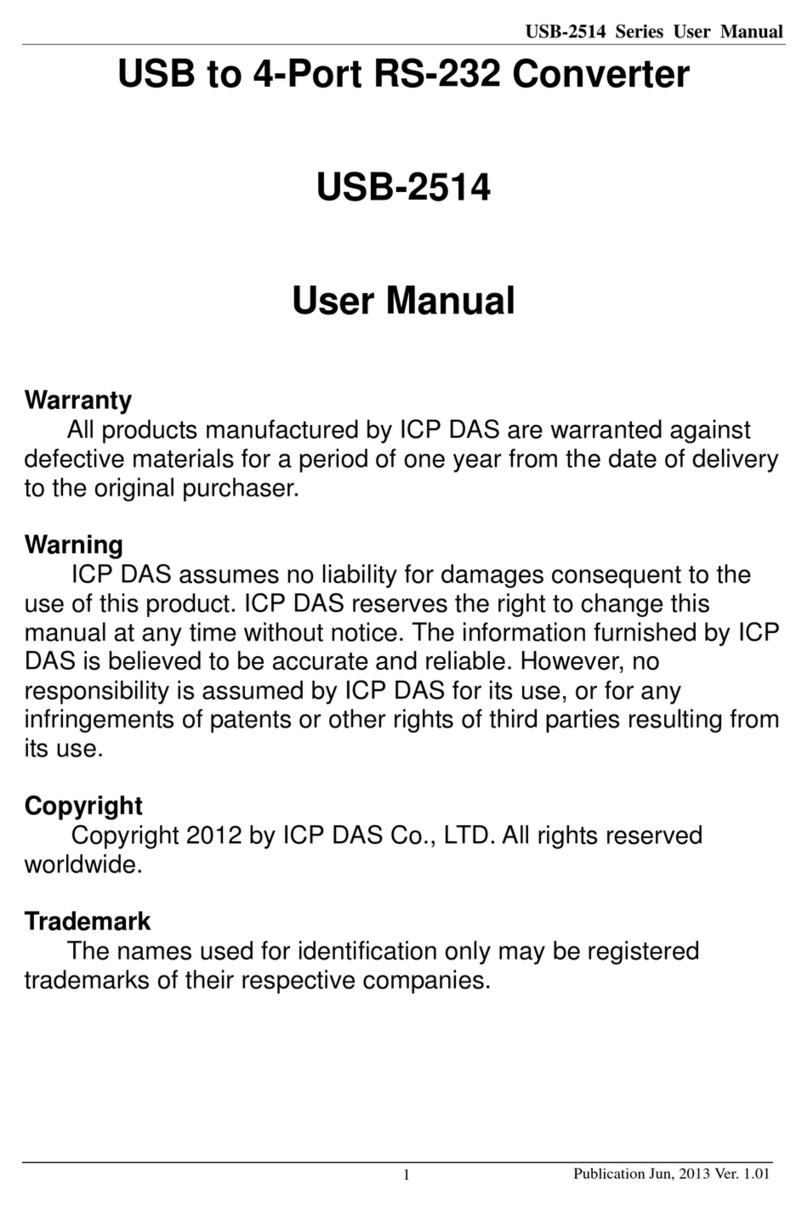 ICP DAS USA USB-2514 Series user manual