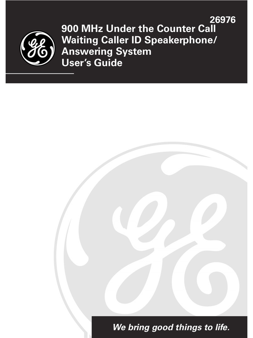 GE SPACEMAKER 26976 User manual