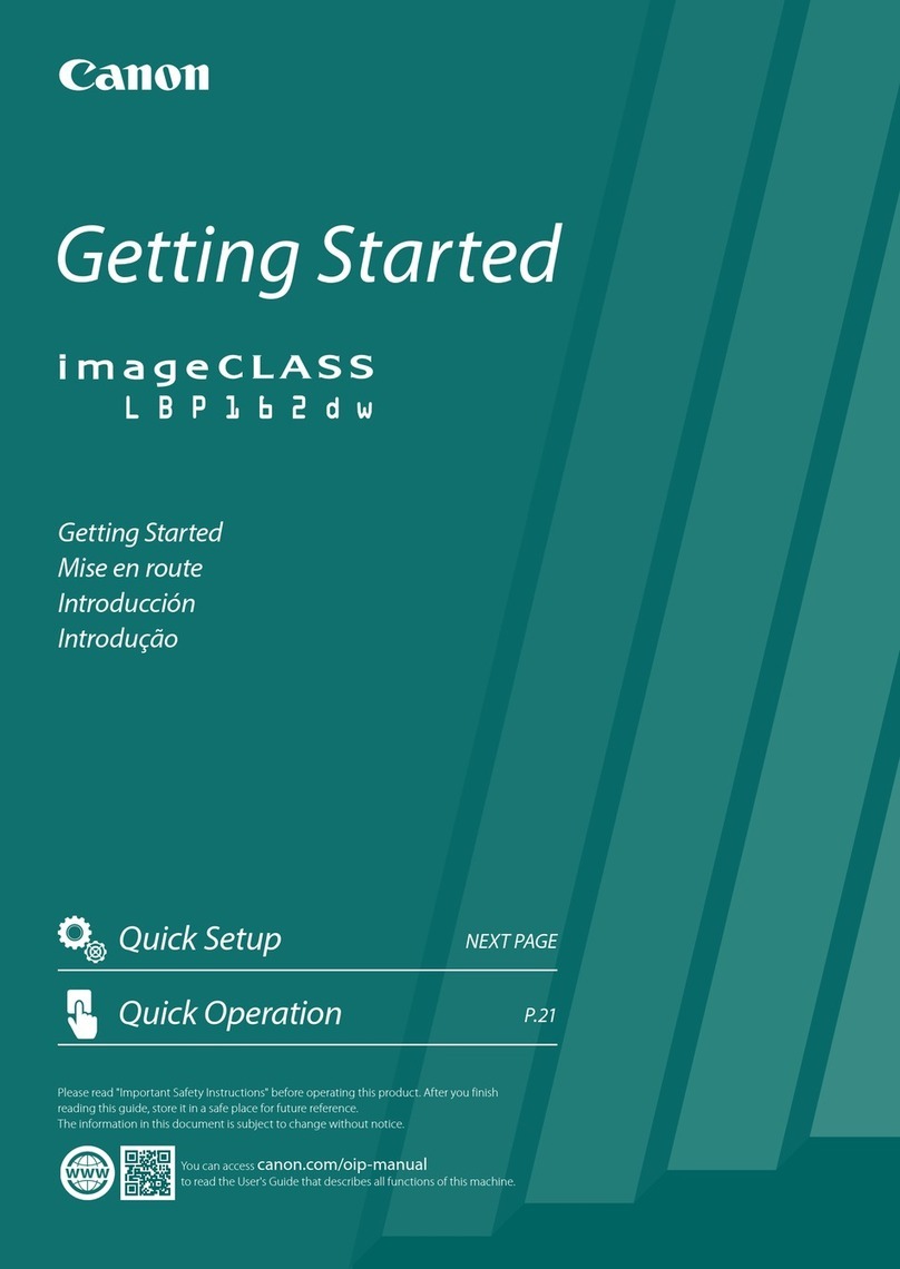 Canon imageCLASS LBP162dw User manual