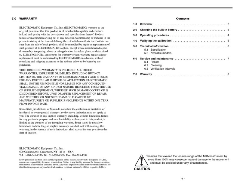 Check-line MKM user manual