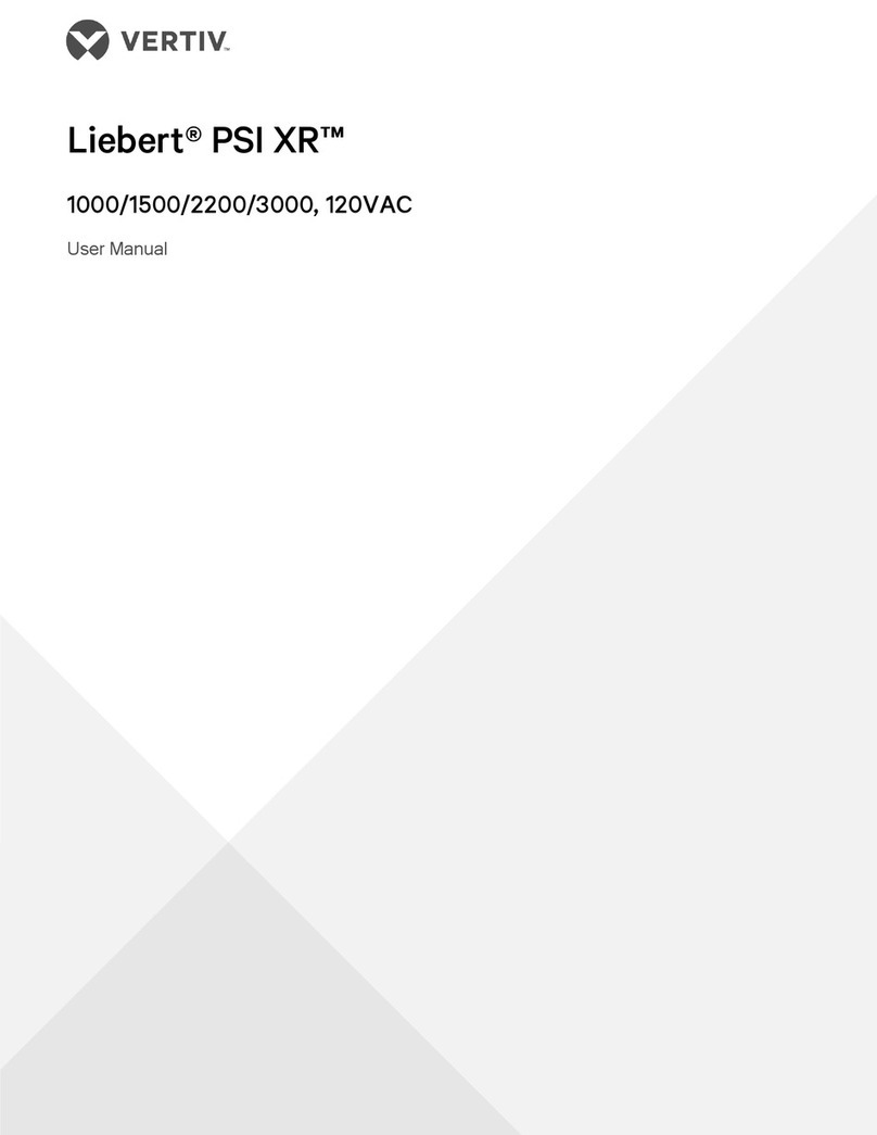 Vertiv Liebert PSI XR 1000 User manual
