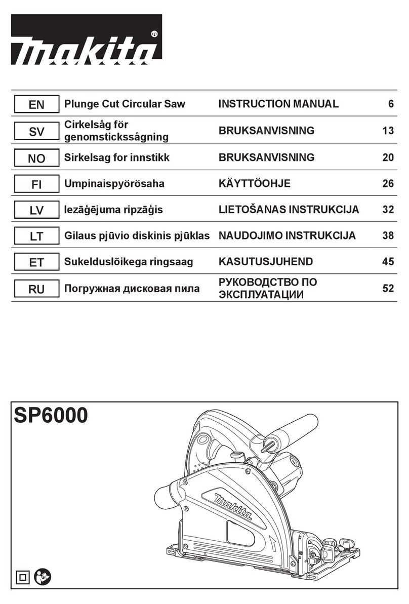 Makita SP6000 User manual Makita SP6000 User manual