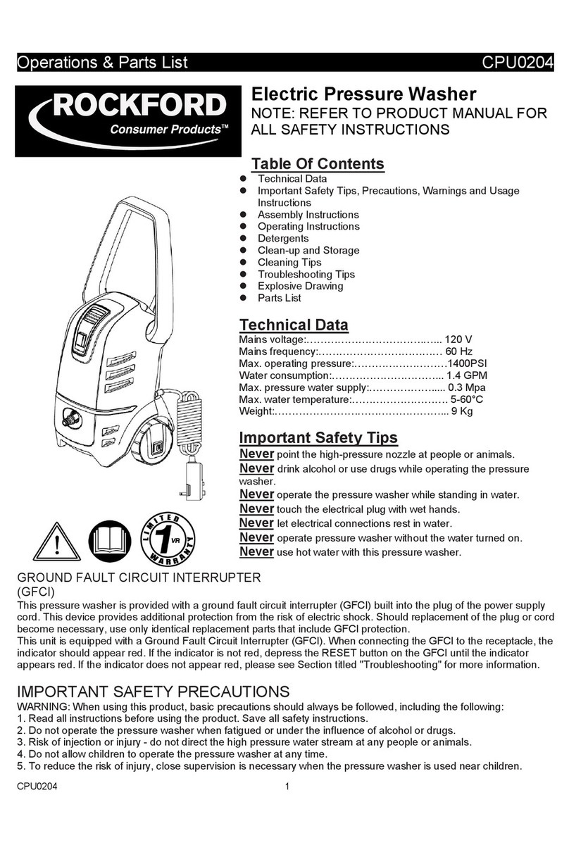 Rockford Fosgate CPU0204 Operations & Parts List