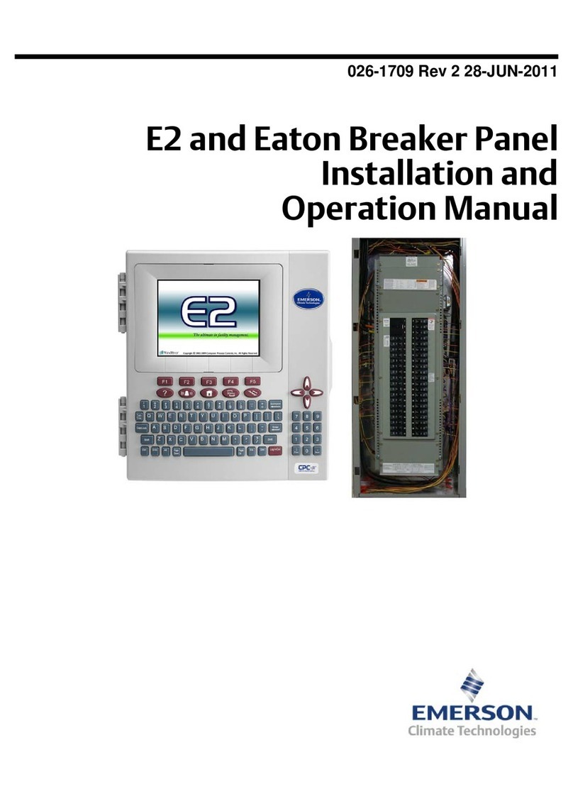 Emerson E2 User manual Emerson E2 User manual