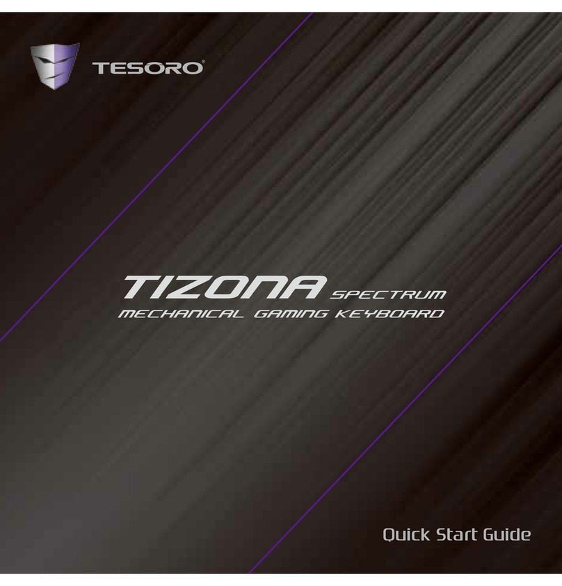 Tesoro Tizona Spectrum User manual Tesoro Tizona Spectrum User manual