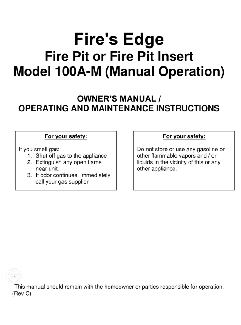 fire's edge 100A-M owner's manual