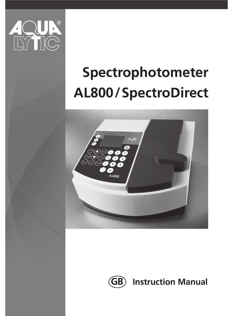 Aqualytic SpectroDirect AL800 instruction manual