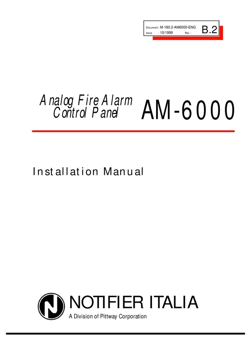 Notifier AM-6000 User manual Notifier AM-6000 User manual