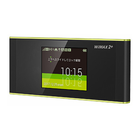AU Speed Wi-Fi NEXT W05 User manual