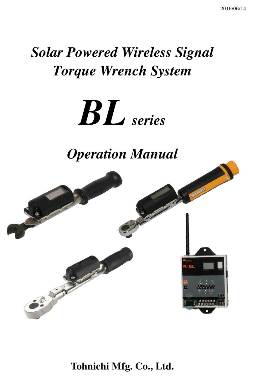 Tohnichi T-BLE Operation manual