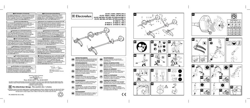 Electrolux ELITE 3325 instruction manual